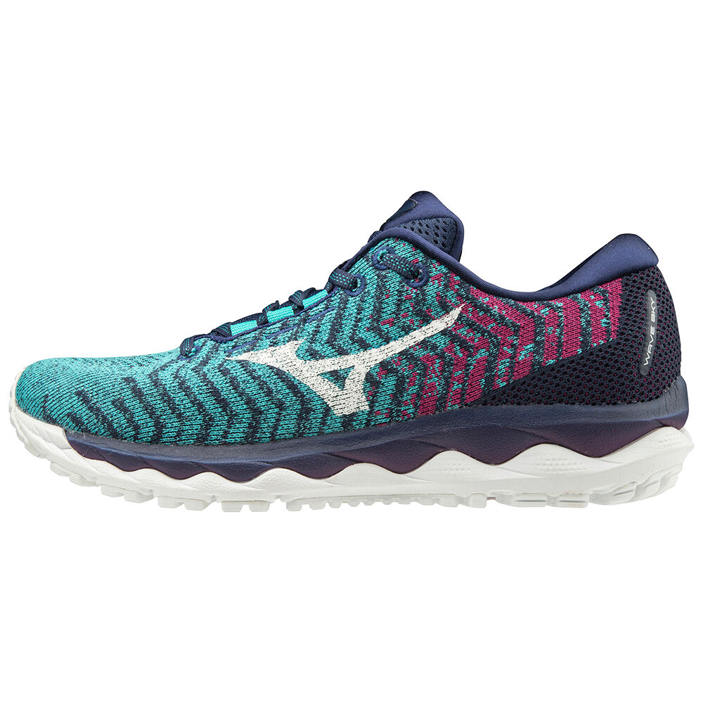 Scarpe Running Mizuno WAVE SKY WAVEKNIT 3 Donna - Blu/Viola - 60594-SHUX